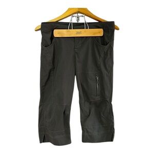 Athleta Nylon Olive Green Athletic Capri Pants Size 2